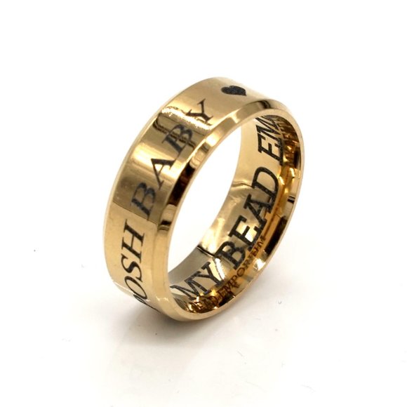 Men's Titanium marking rings. - Picture 4 of 7